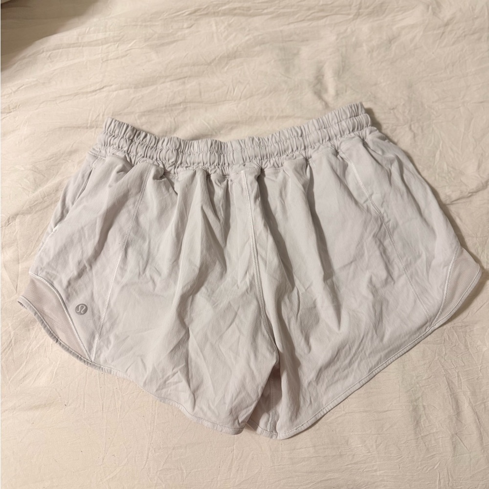 lululemon athletica Women's Light Gray Athletic Shorts